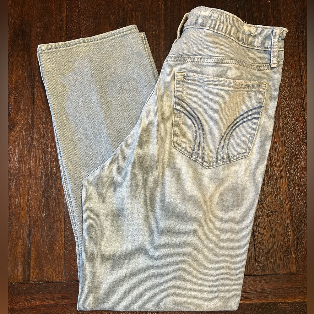 Hollister Boyfriend Light Blue Vintage Stretch Jeans - Picture 2 of 8
